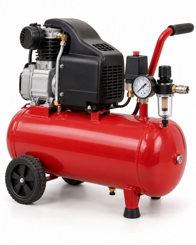 Compressore da garage con serbatoio grande, non adatto all’aerografo senza regolatore di pressione